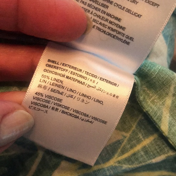 FARM Rio Cropped Button Down Top - Picture 9 of 9